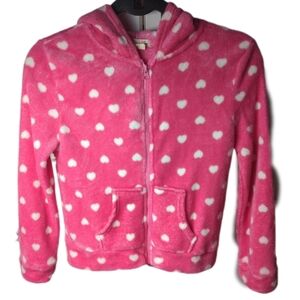 Adorable Pink Heart Kids Hoodie